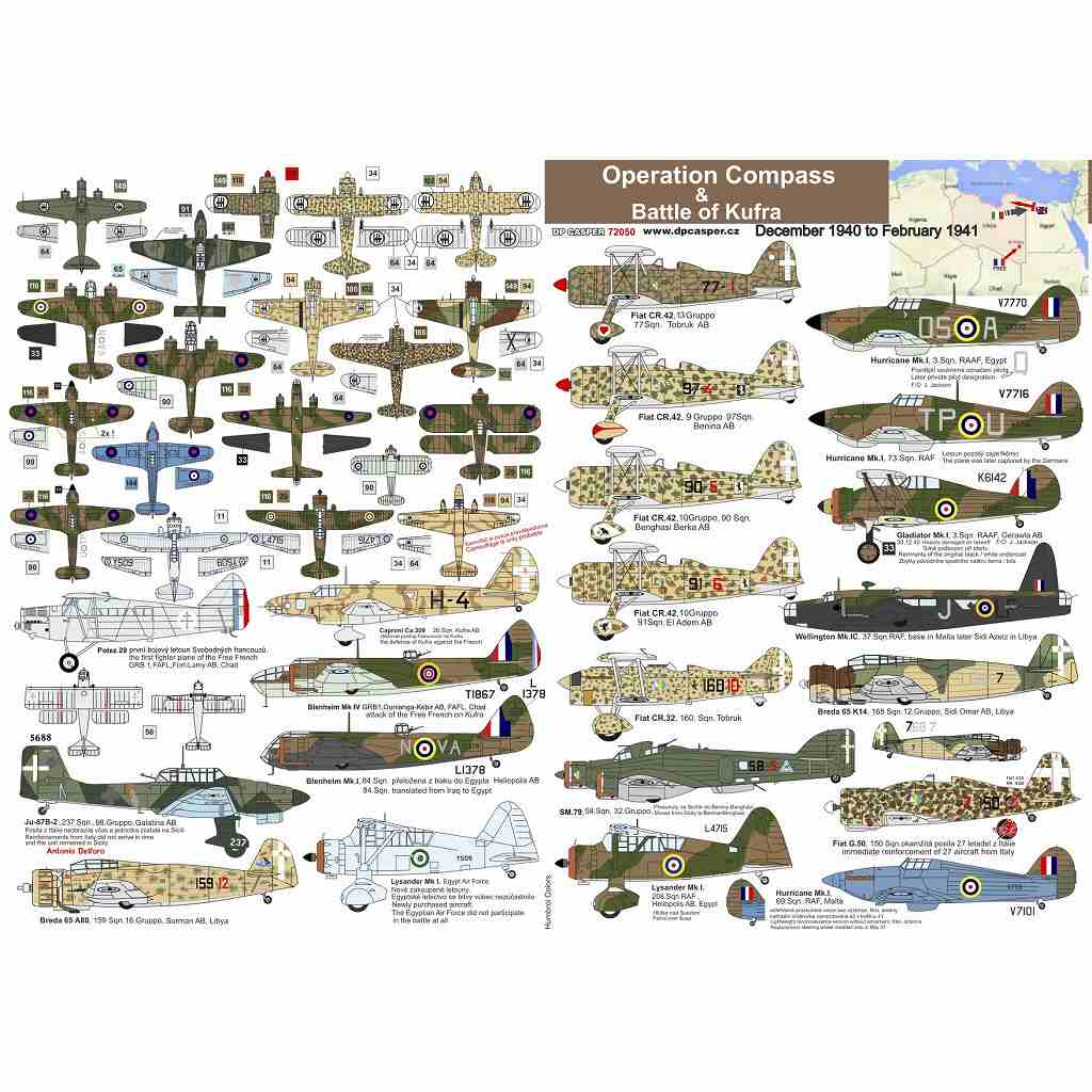 72050 コンパス作戦 1940年 & クフラの戦い 1941年 | DPキャスパー DP