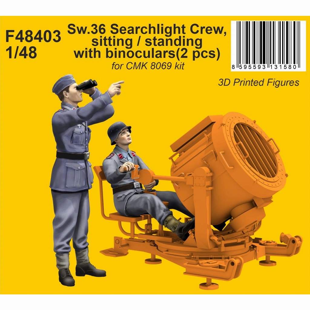 F48403 1/48 WW.II ドイツ SW-36 60cmサーチライトクルー (2体入