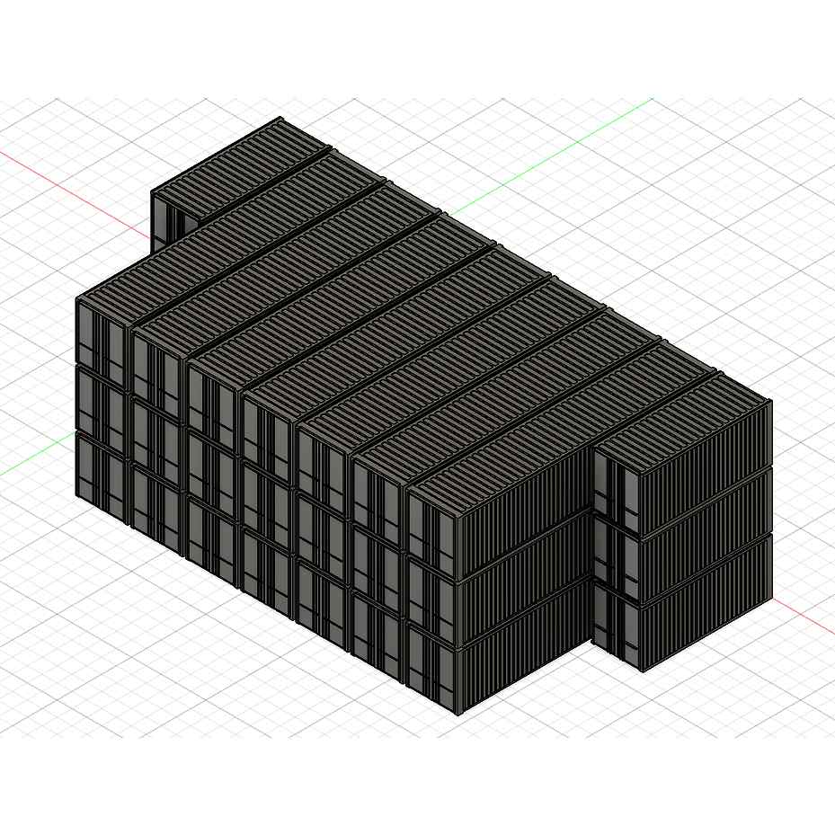 MC-EX27 1/700 ストラクチャ 「海上コンテナ20ft/40ft」02 2種セット
