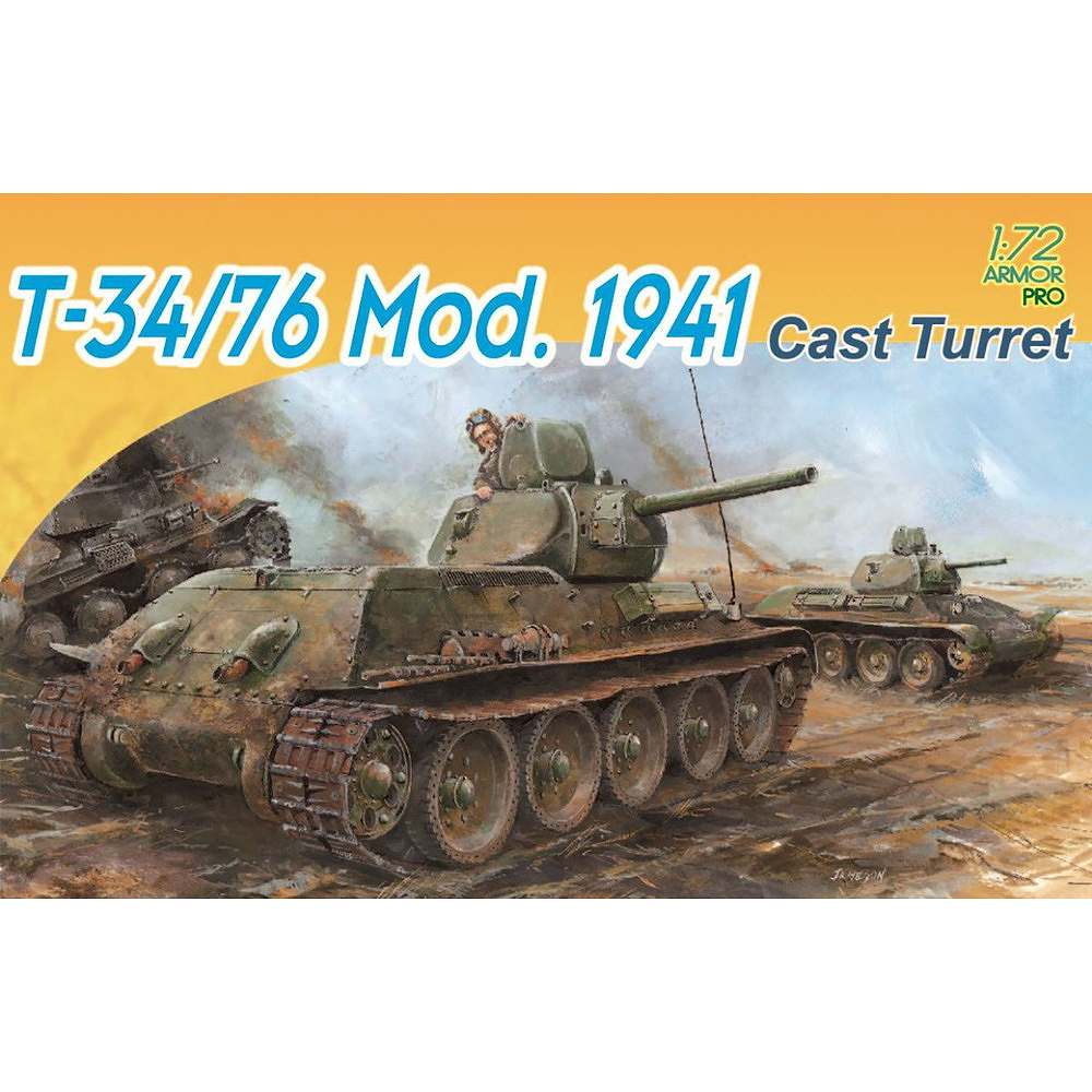 1円～ ドラゴン 1/72 T-34/76 Mod.1941 T-34/76 Mod.1942 戦車