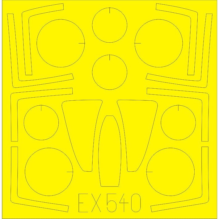 EX540 F-14A トムキャット|飛行機用マスキングシール|飛行機
