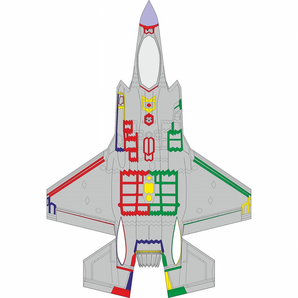 【再入荷】CX654 1/72 F-35A RAMコーティング (初期) 塗装マスクシール(タミヤ用)|飛行機用マスキングシール|飛行機