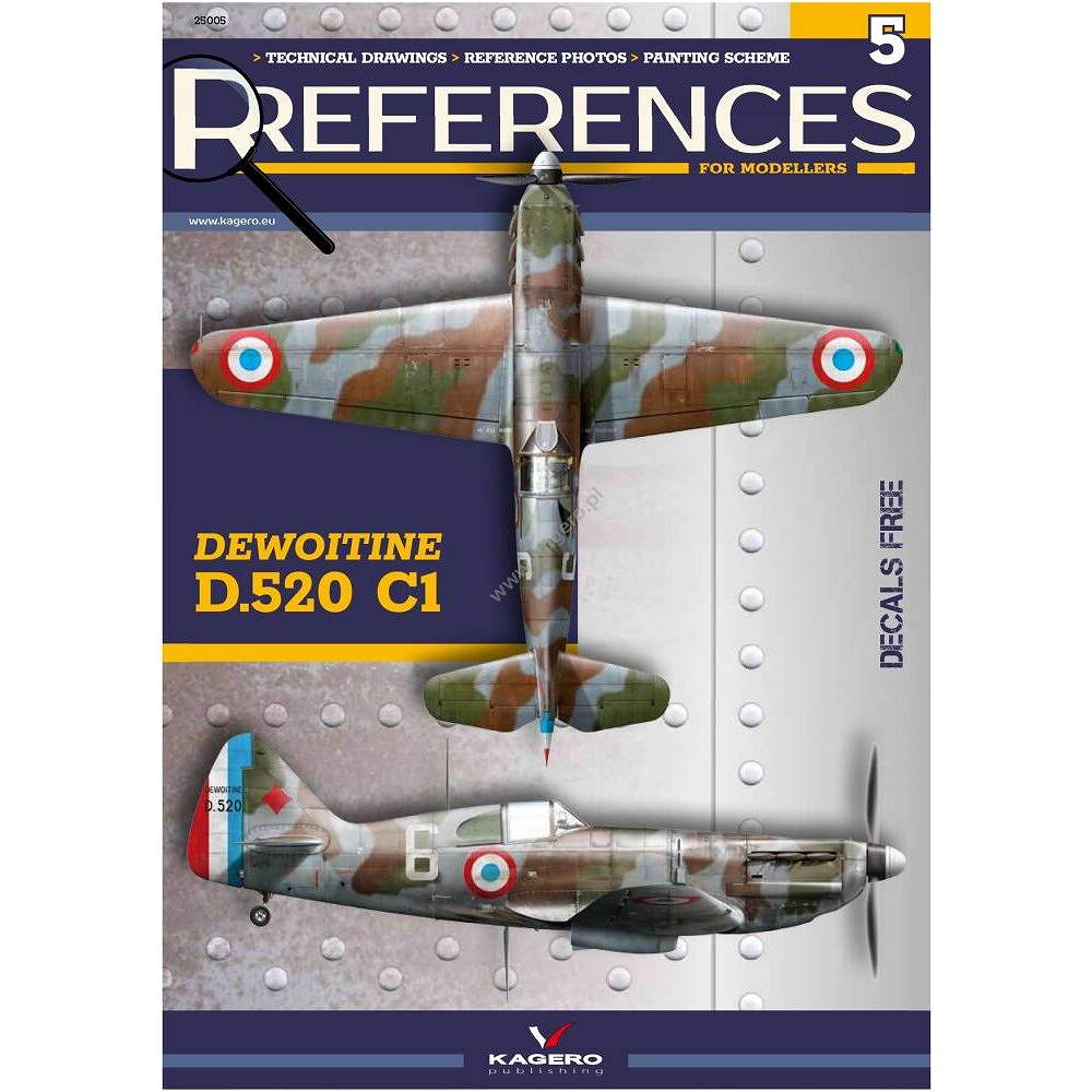 25005 リファレンス・フォー・モデラーズ5 デヴォアティーヌ D.520C1|洋書|書籍＆DVD