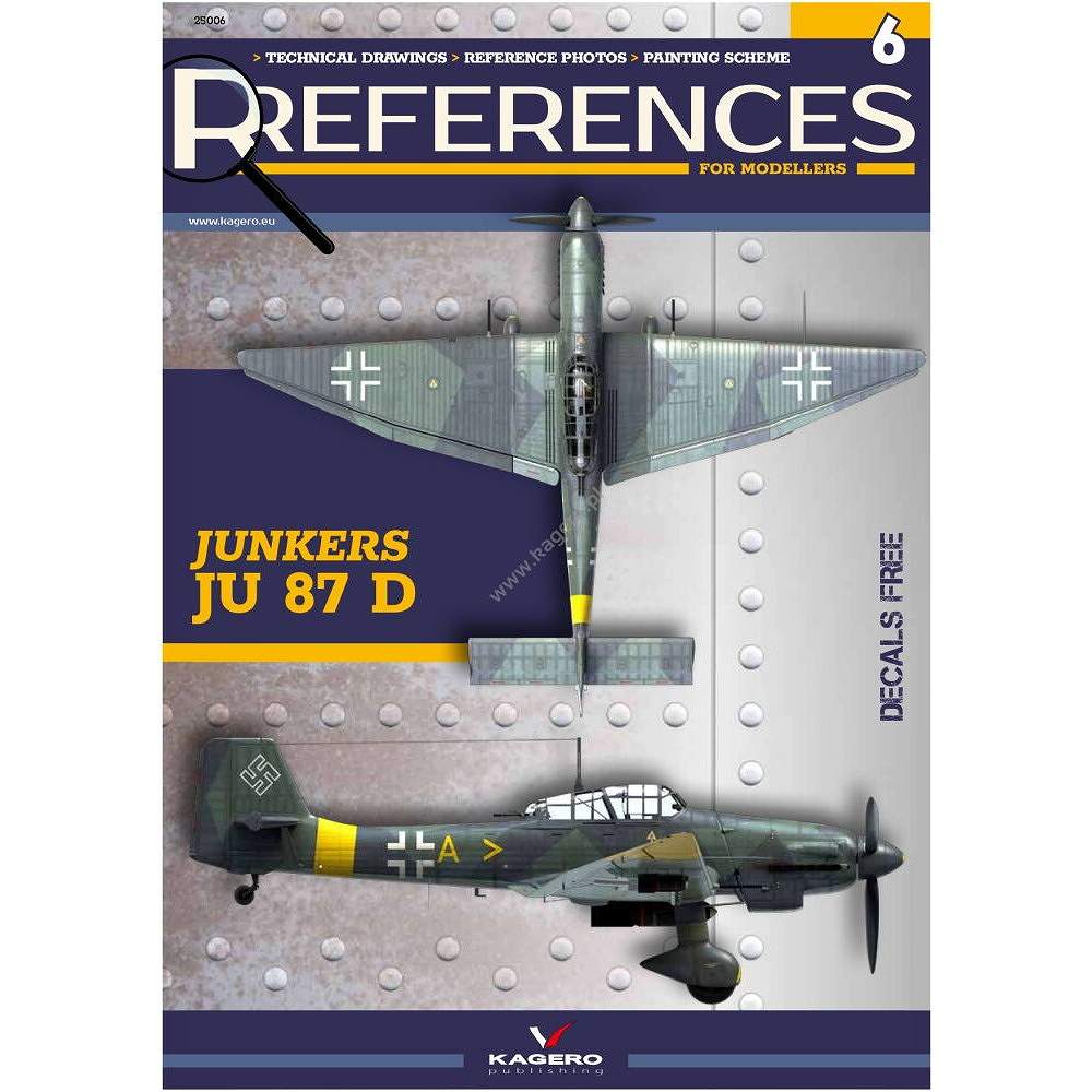 25006 リファレンス・フォー・モデラーズ6 ユンカース Ju87D スツーカ|洋書|書籍＆DVD