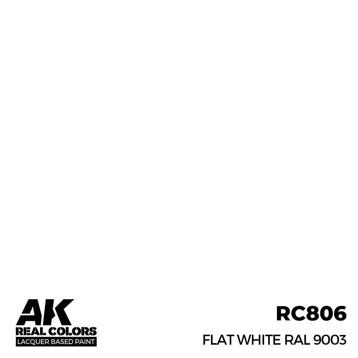 �ꥢ�륫�顼 RC806 �ե�åȥۥ磻�� RAL9003 (��å�������)