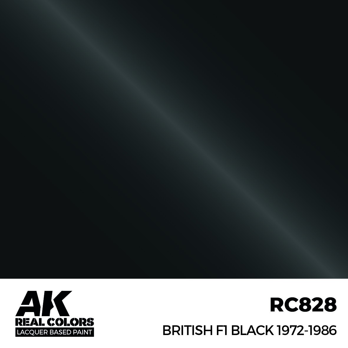 リアルカラー RC828 ブリティッシュF1ブラック 1972-1986 (ラッカー塗料)|塗料|ツール＆マテリアル