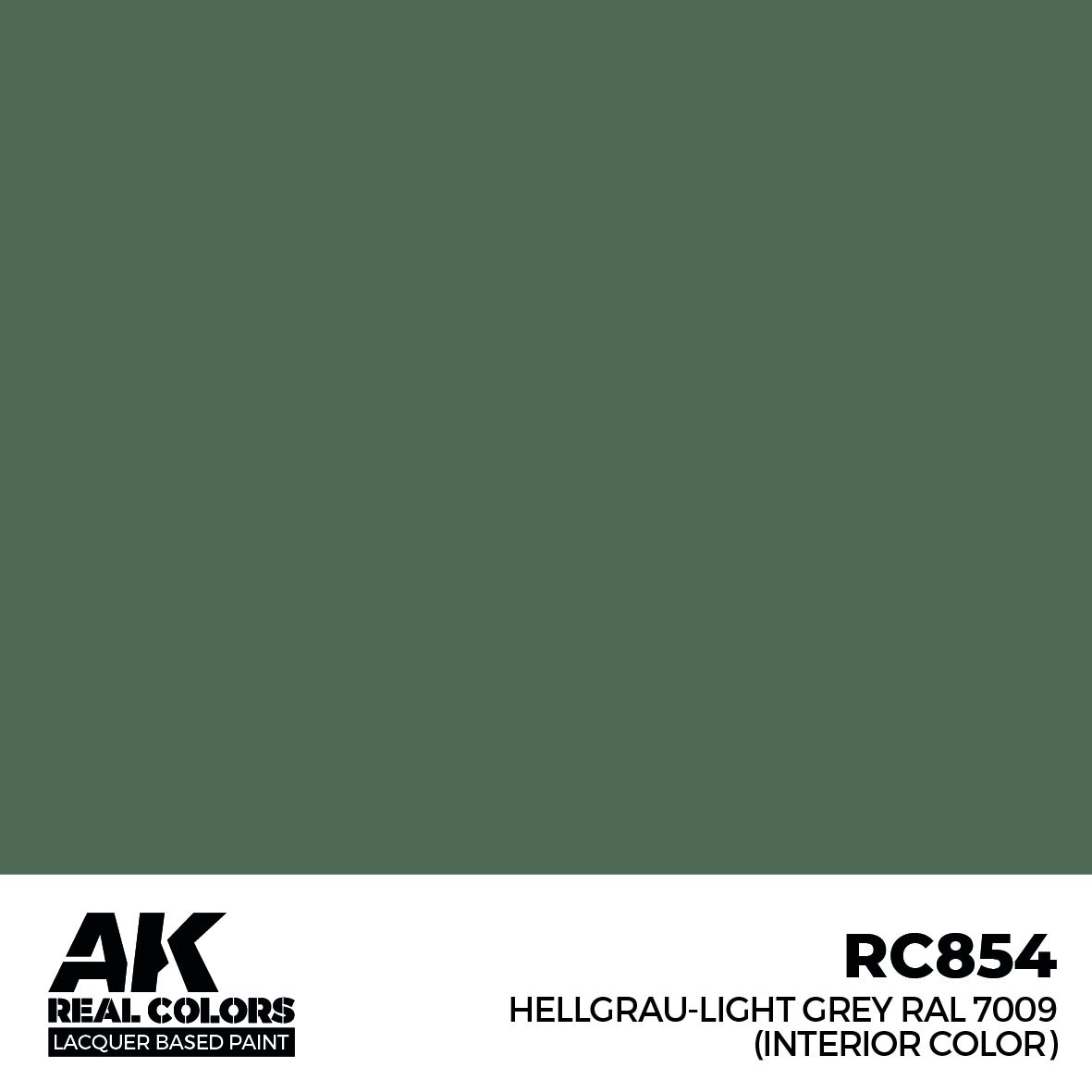 リアルカラー RC854 ヘルグラウ RAL7009(インテリアカラー) (ラッカー