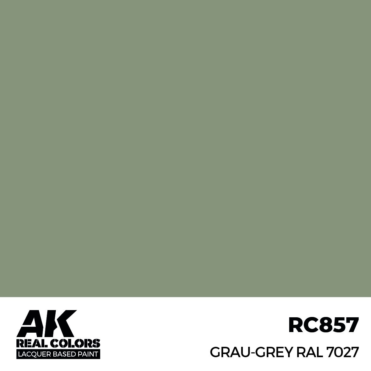 リアルカラー RC857 グラウ-グレイRAL7027 (ラッカー塗料)|塗料|ツール＆マテリアル