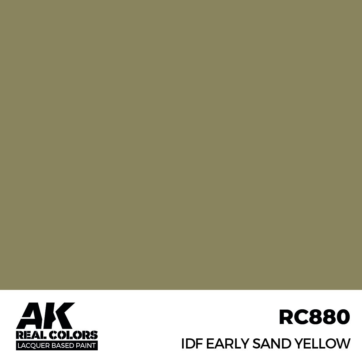 リアルカラー RC881 IDFサンドグレイ 1970s-1980s (ラッカー塗料) | AK