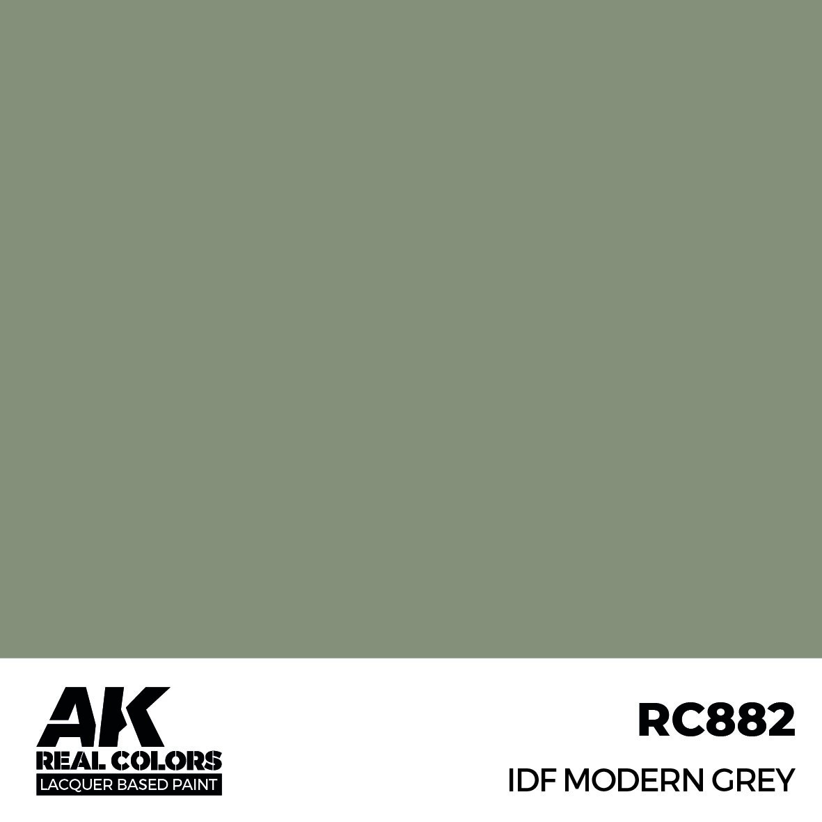 【再入荷】リアルカラー RC882 IDFモダングレイ (ラッカー塗料)|塗料|ツール＆マテリアル