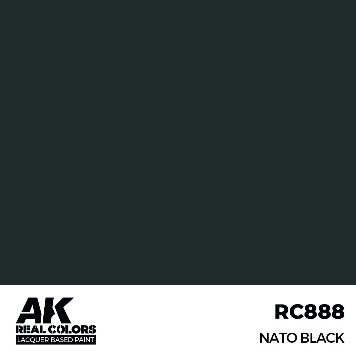 リアルカラー RC888 NATOブラック (ラッカー塗料) | AK