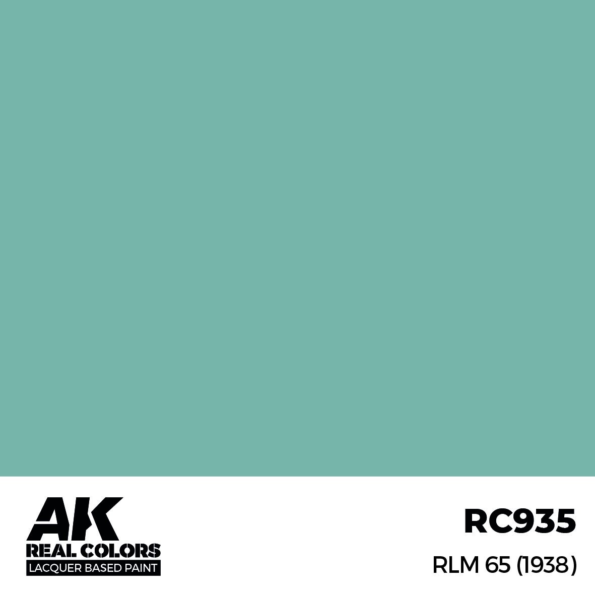 ST　リバース右用　ラッカーオリジナル塗装　アルニコPU　ウィルキンソンBr リアルカラー RC936 RLM 65 (1941) (ラッカー塗料) | AK