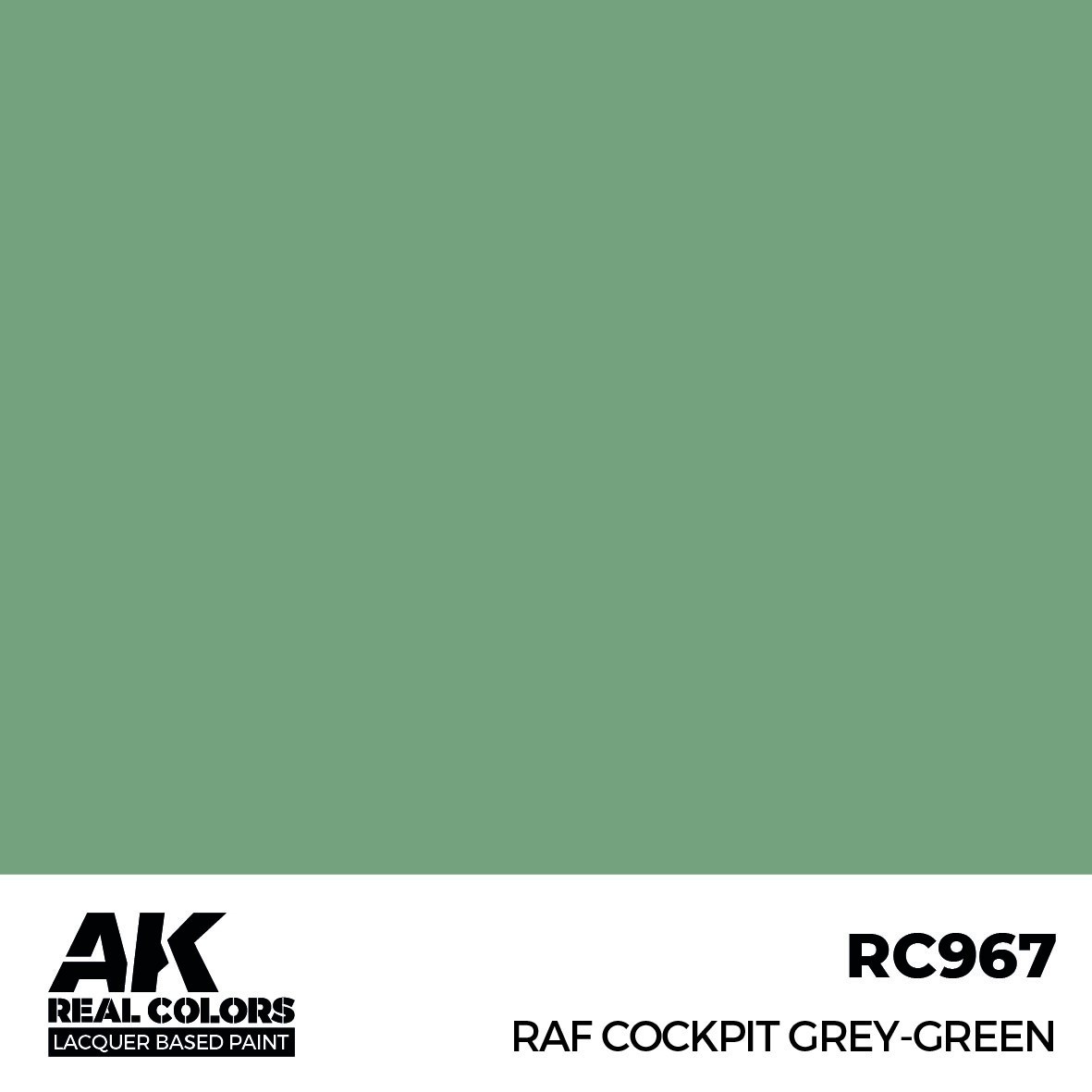リアルカラー RC967 RAF コクピットグレイグリーン (ラッカー塗料