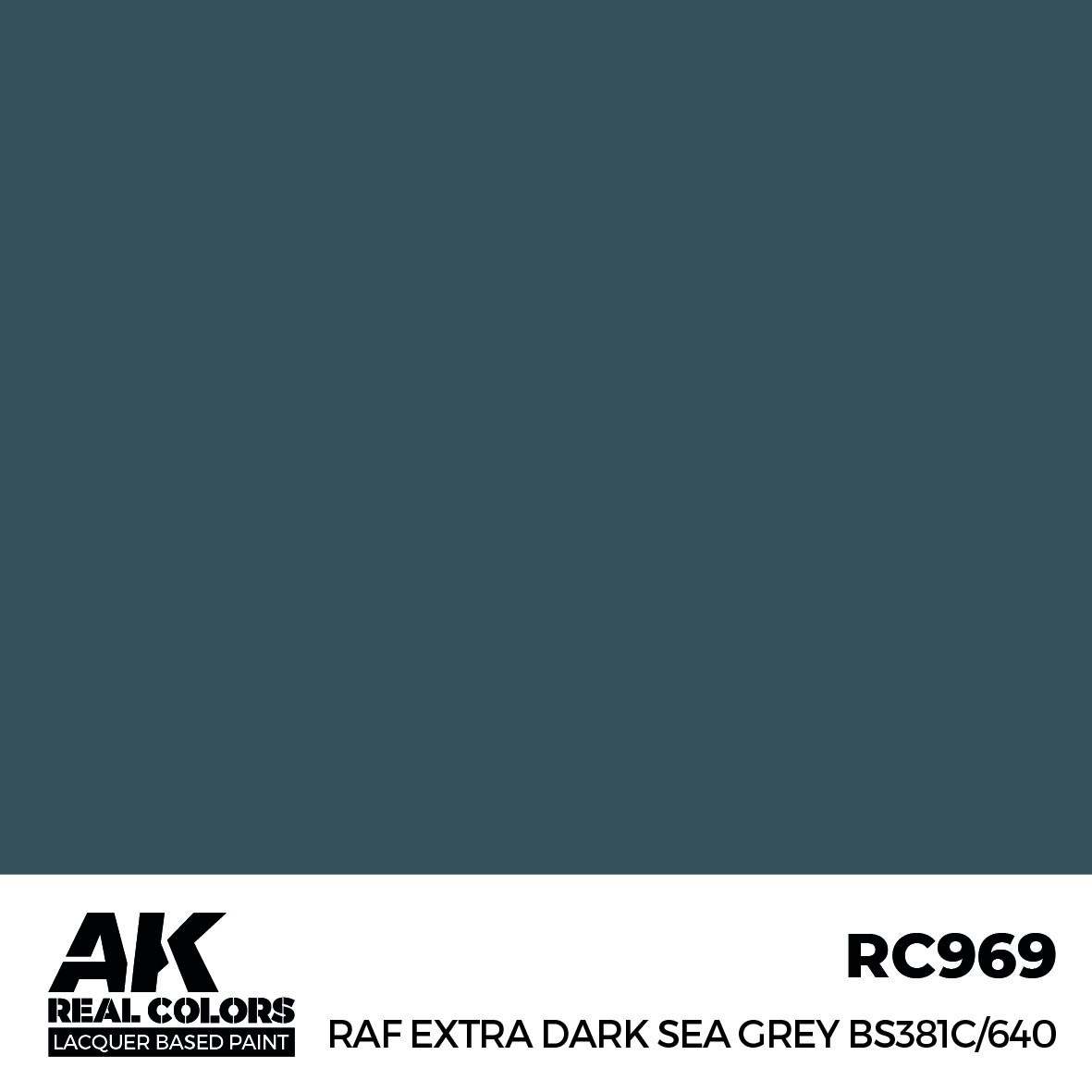 リアルカラー RC969 RAF エクストラダークシーグレイ BS381C/640 (ラッカー塗料)|塗料|ツール＆マテリアル