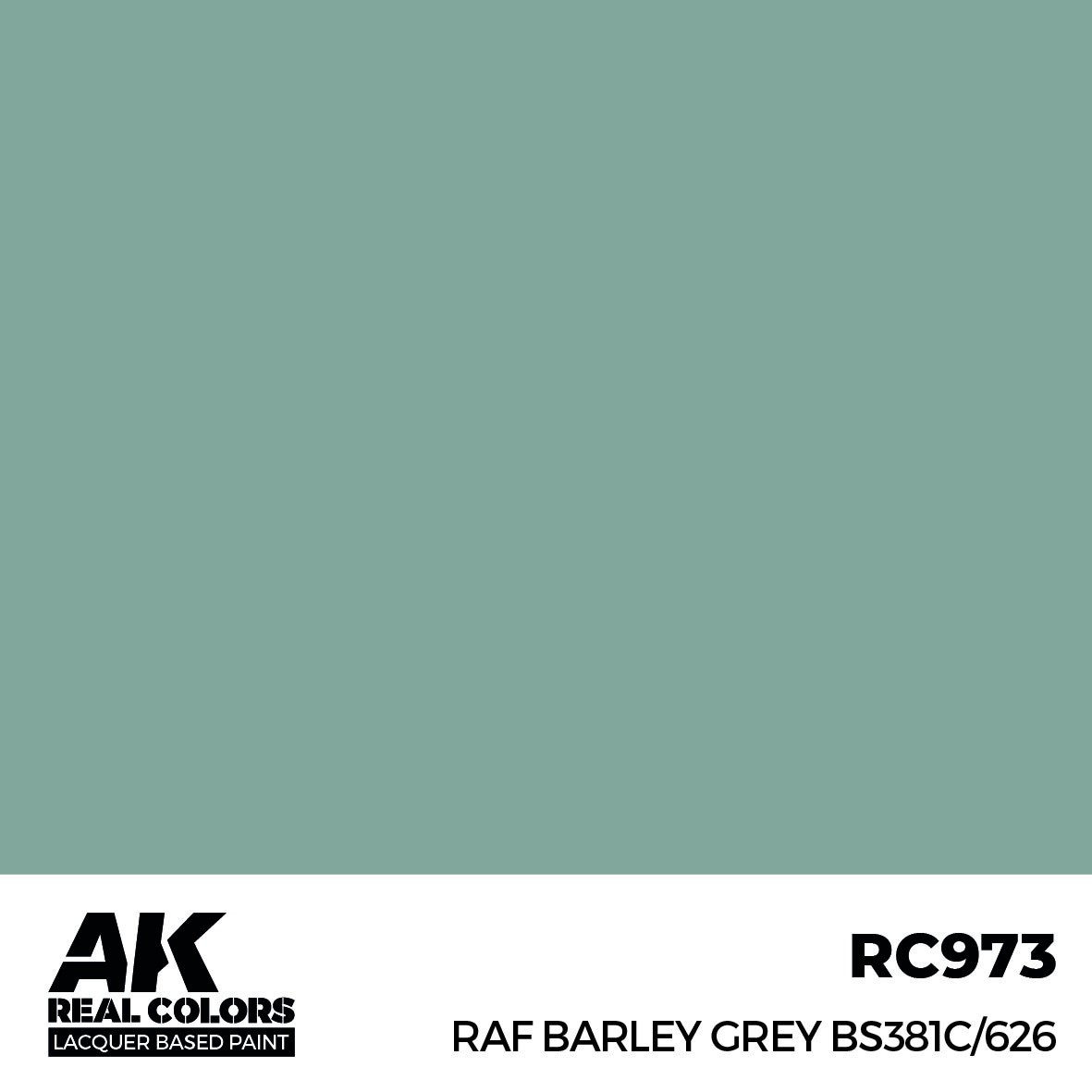 【再入荷】リアルカラー RC973 RAF バーリーグレイ BS381C/626 (ラッカー塗料)|塗料|ツール＆マテリアル