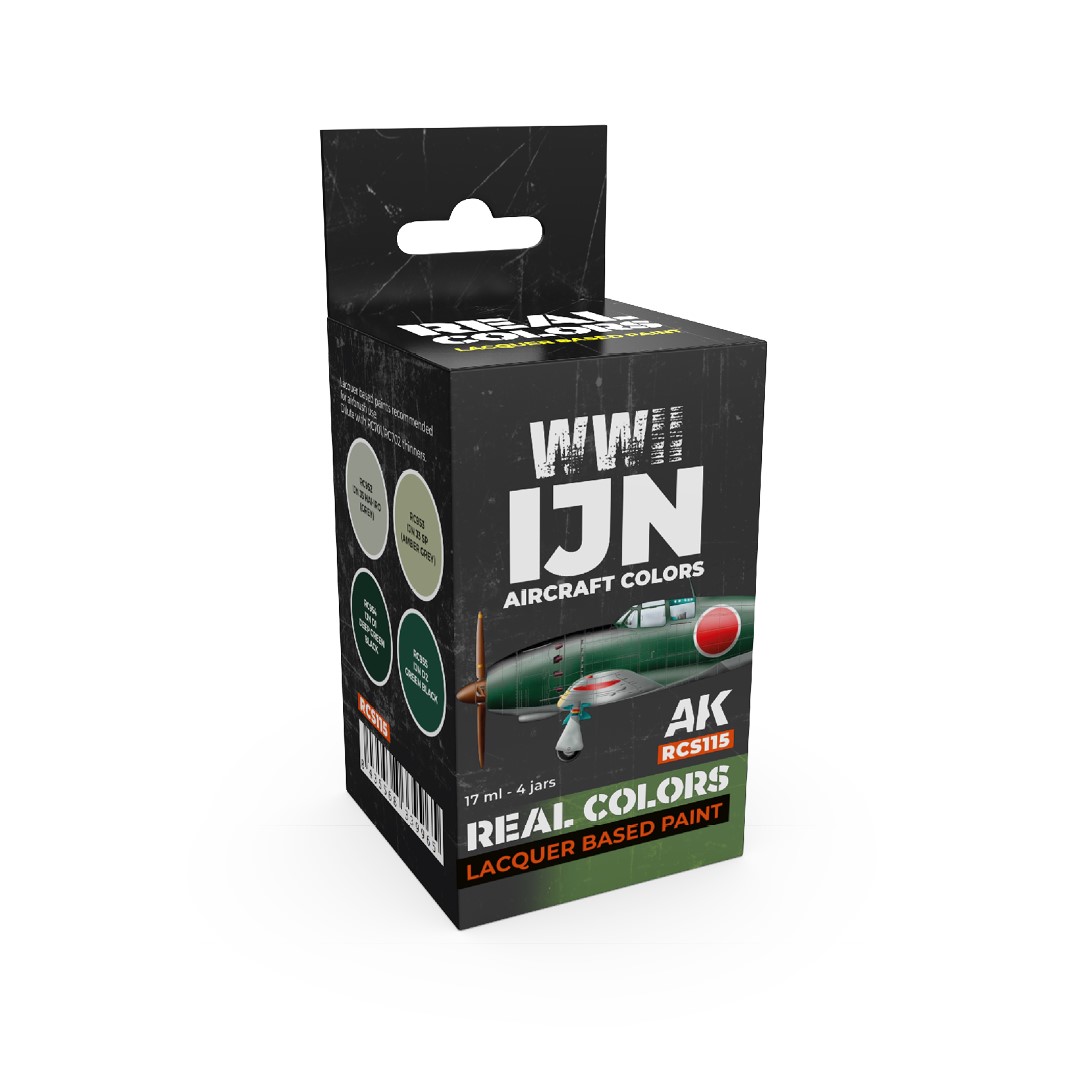 リアルカラー RCS115 WWII 日本海軍機カラー4色セット (ラッカー塗料)|塗料|ツール＆マテリアル
