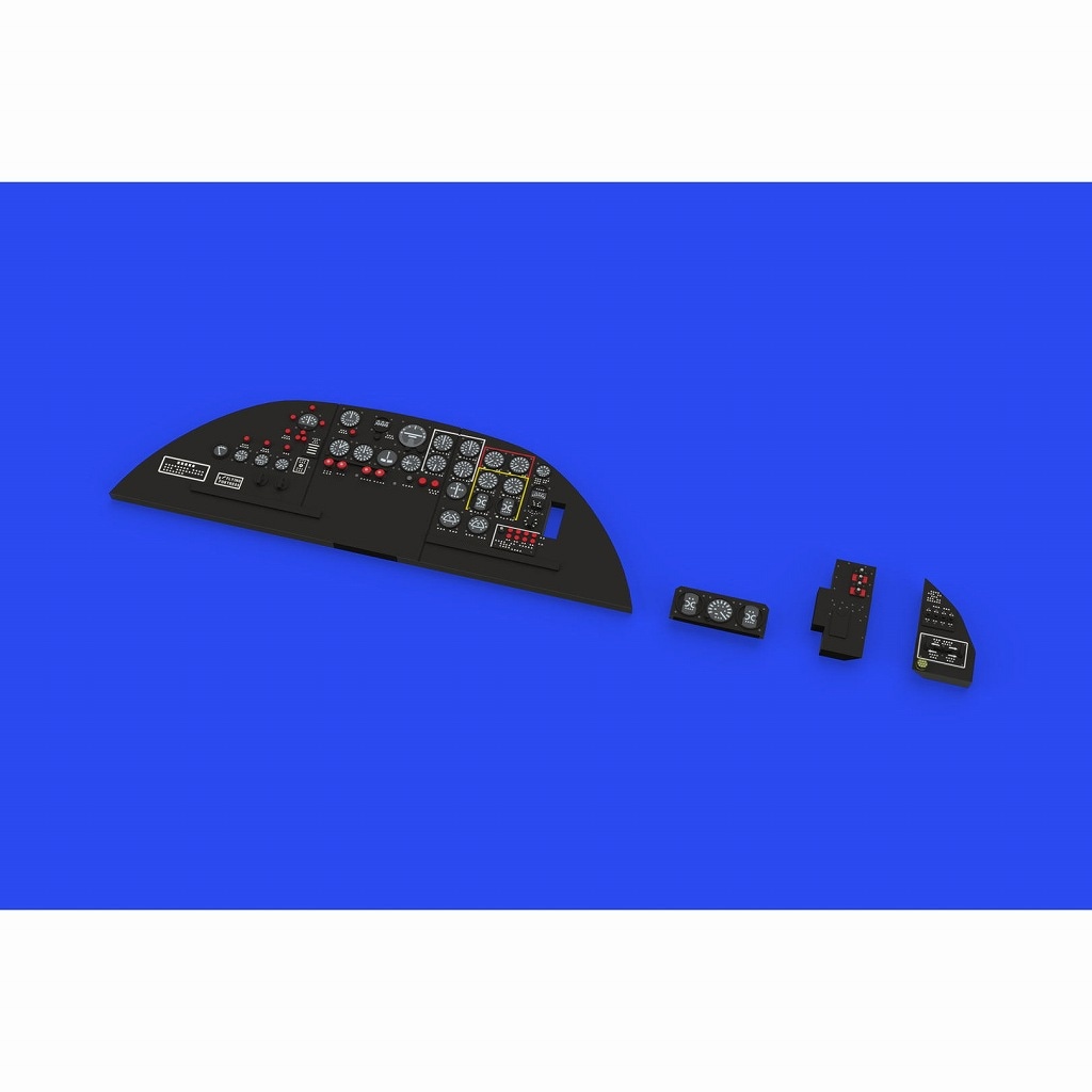 ルック644281 1/48 ボーイングB-17F フライングフォートレス 「ルック」計器盤 (エデュアルド用)|飛行機用パーツ|飛行機