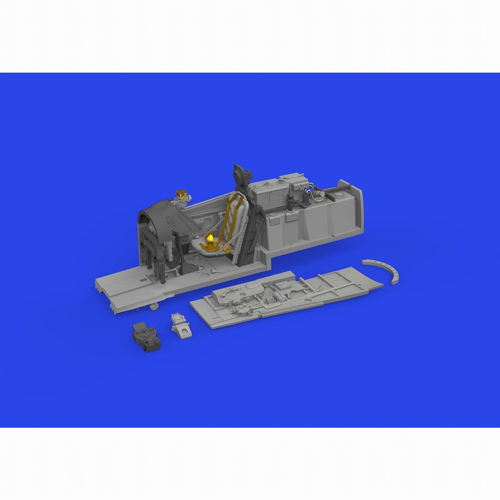 ブラッシン672364 1/72 ノースアメリカン P-51D-10 マスタング コクピット (エデュアルド用)|飛行機用パーツ|飛行機