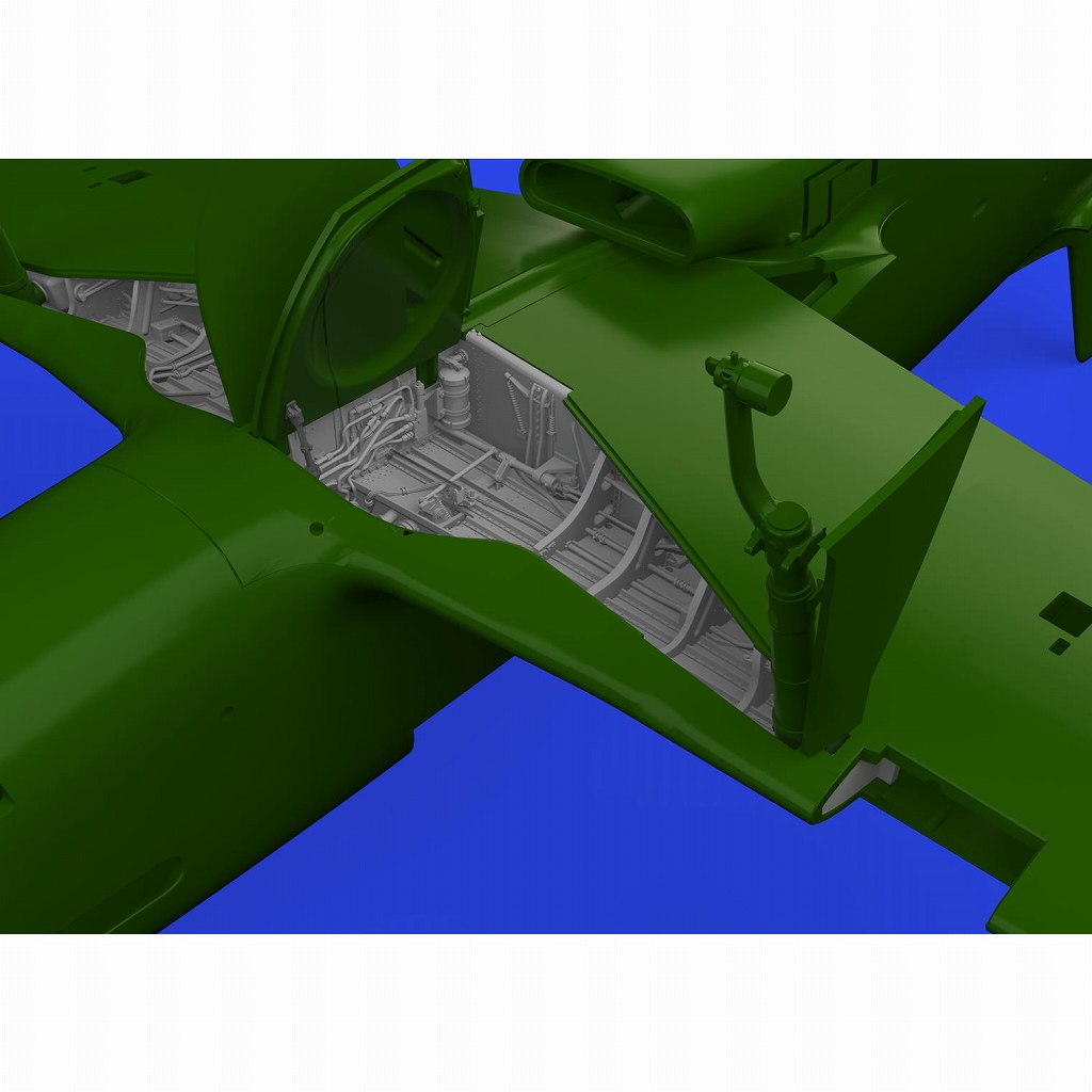 ブラッシン6481010 1/48 ノースアメリカン P-51B/C マスタング 着陸装置格納庫 (エデュアルド用)|飛行機用パーツ|飛行機