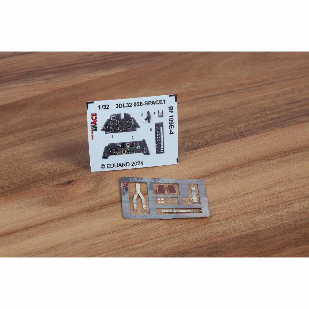 3DL32026 1/32 ��å�������ߥå� Bf109E-4 ���ڡ�������3D�ǥ����� w/���å��󥰥ѡ��ĥ��å� (���ǥ奢�����)