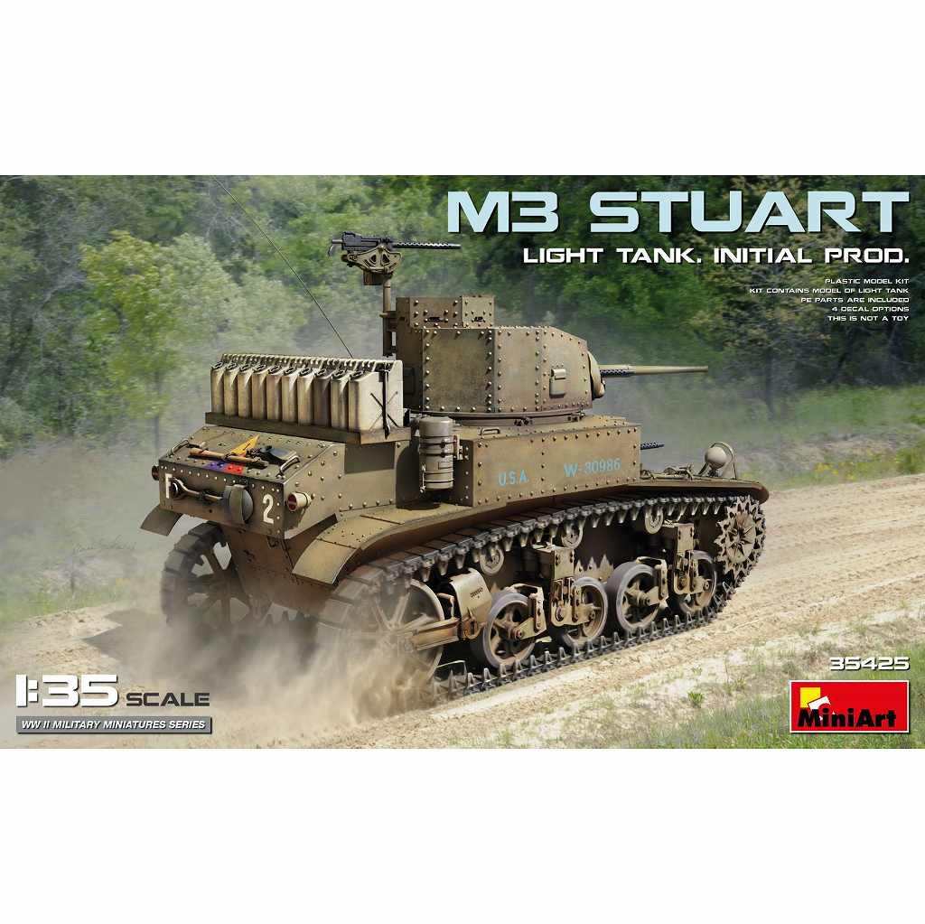 35425 1/35 M3 スチュアート軽戦車 初期生産型 | ミニアート MiniArt