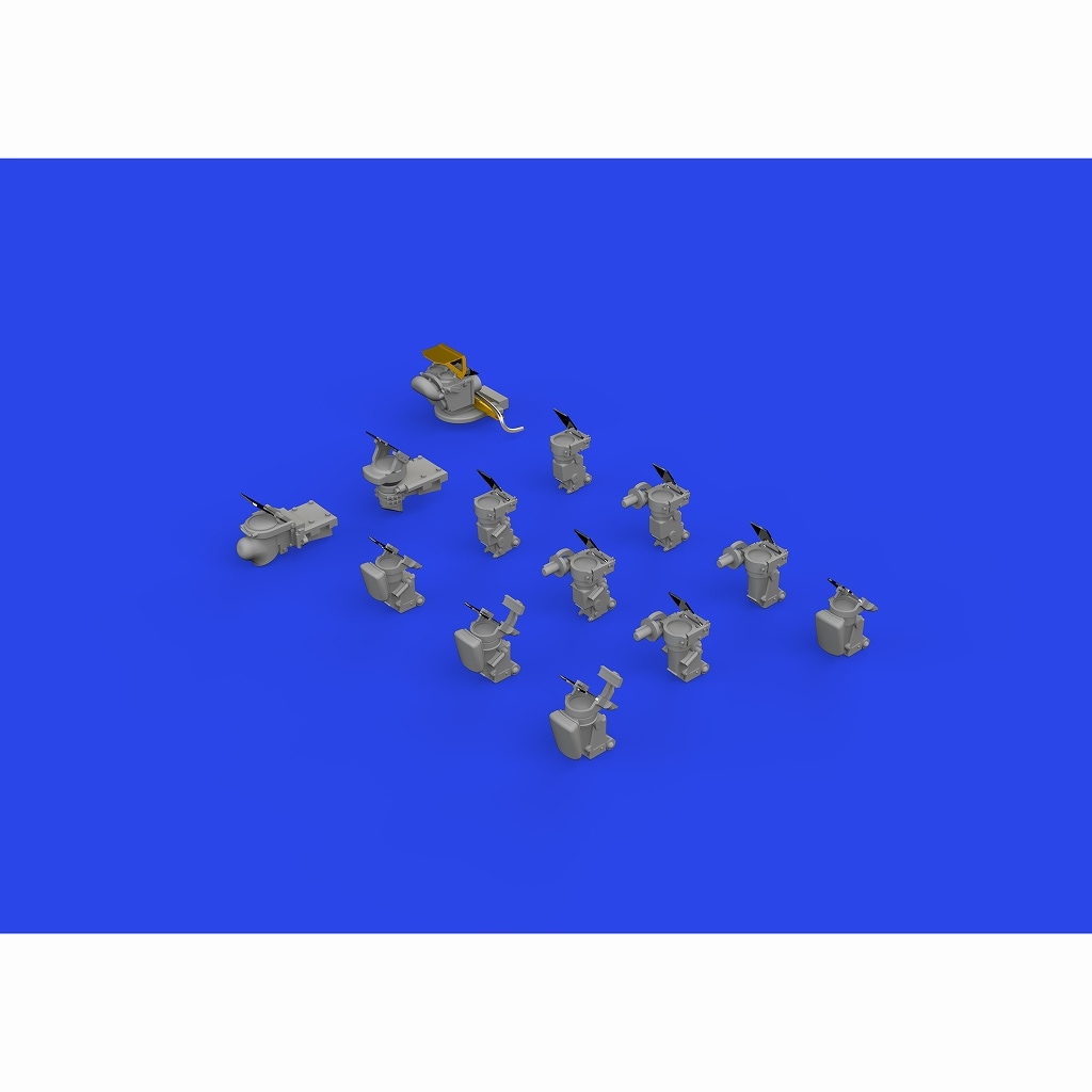 【再入荷】ブラッシン6481031 1/48 P-51B/C マスタング 照準器 (複数種・計13個入) (エデュアルド用)|飛行機用パーツ|飛行機