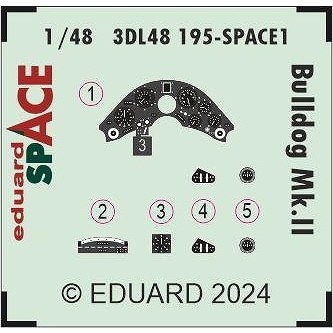 3DL48195 1/48 �֥ꥹ�ȥ� �֥�ɥå� Mk.II �����ڡ����� ����3D�ǥ����� w/���å��󥰥ѡ��ĥ��å� (�����ե��å�����)