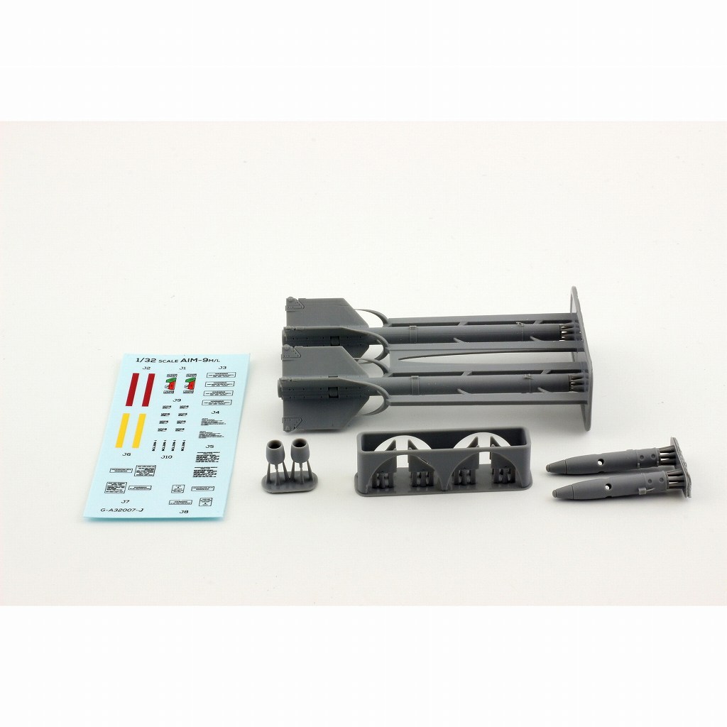 A32-065 AIM-9M サイドワインダー ミサイル(2個入り)|飛行機用パーツ|飛行機