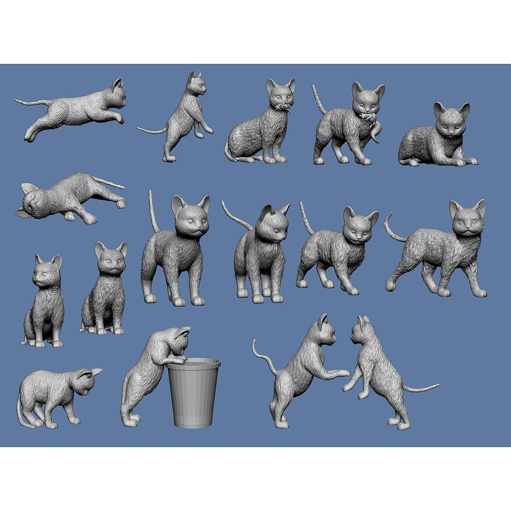 Animal 1006 猫 【ネコポス配送可能】 | ゲルマニアフィギュア