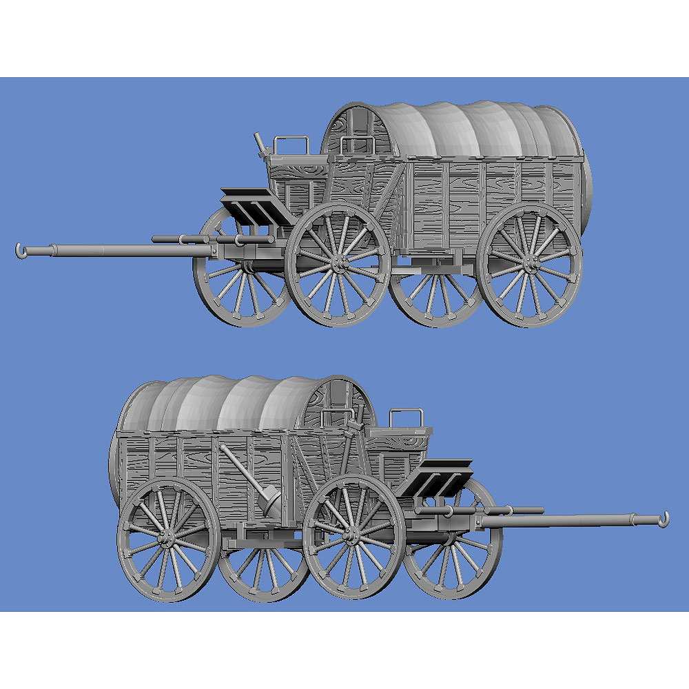 WW2-577 WWII ドイツ 軍用馬車 | ゲルマニアフィギュア Germania