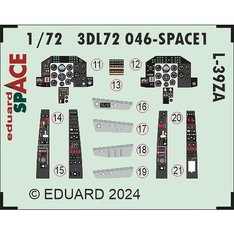 3DL72046 1/72 ������ L-39ZA ���ڡ�������3D�ǥ����� w/���å��󥰥ѡ��ĥ��å� (���ǥ奢�����)