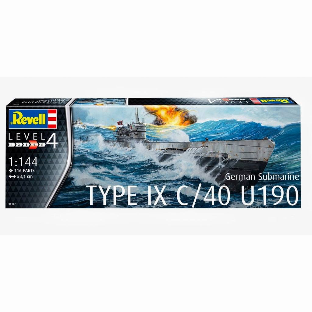 05167 ドイツ 潜水艦 Type IX C/40|第二次大戦の艦船モデル|艦船