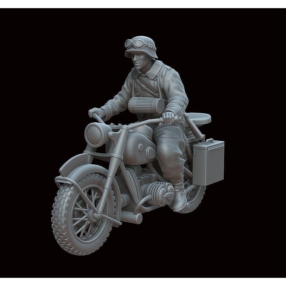 M72002 1/72 BMW R75に載るドイツ兵 【ネコポス規格外】 | ホワイト