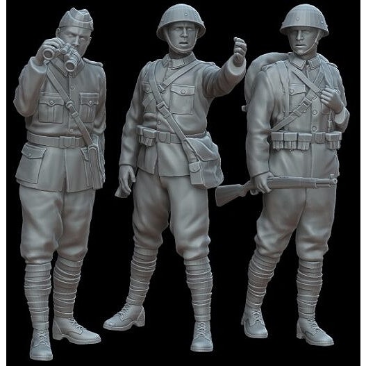 F72087 1/72 スロバキア軍 歩兵3体 1939-1942年 【ネコポス規格外