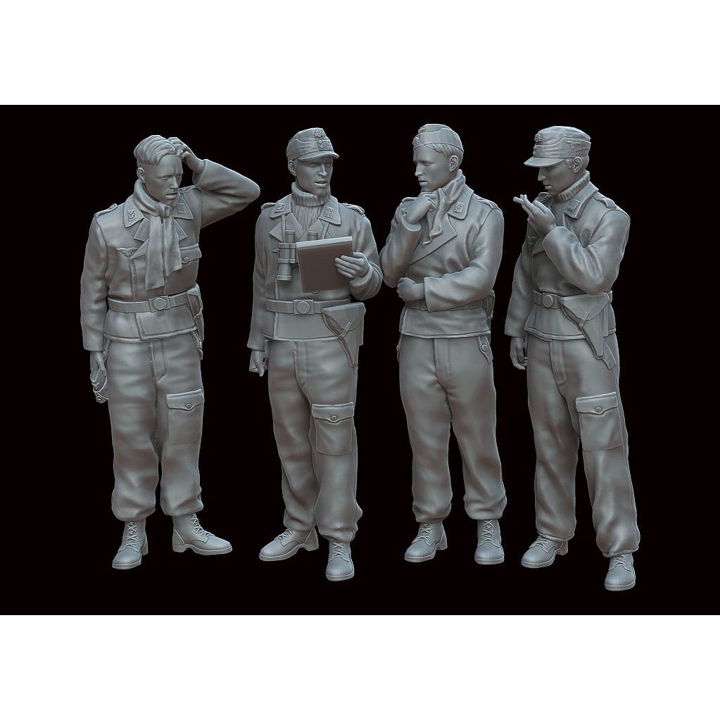 F72097 1/72 ドイツ軍 戦車兵4体 1844/45年 【ネコポス規格外】|第二次大戦のフィギュア|フィギュア