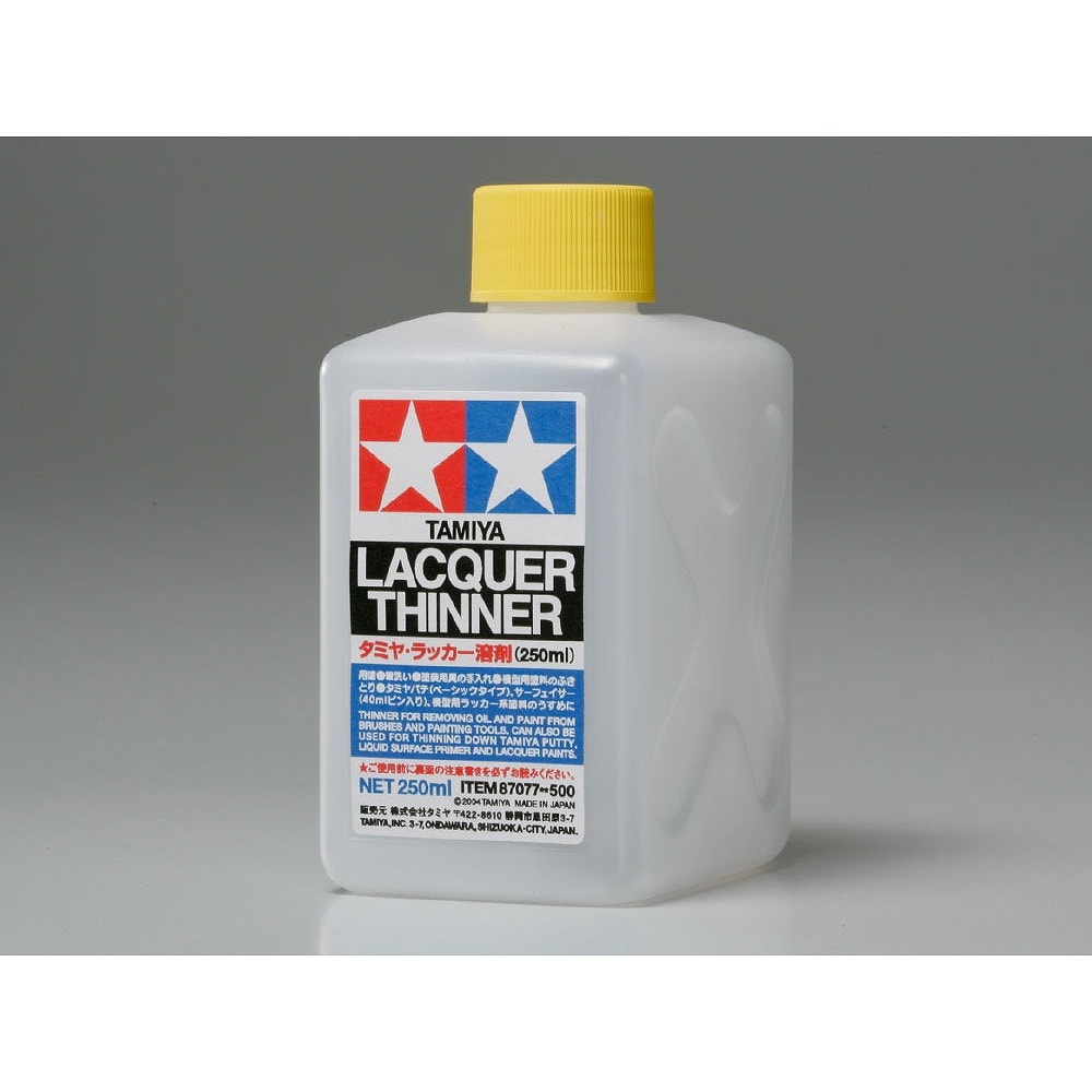 【再入荷】87077 タミヤ ラッカー溶剤(250ml)|塗料|ツール＆マテリアル