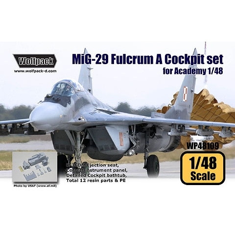 WP48109 MiG-29(9-12) フルクラムA コクピットセット | ウルフパック