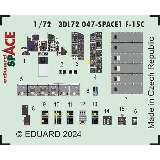 3DL48202 1/48 F-4C スペース内装3Dデカール w/エッチングパーツセット (アカデミー用) | エデュアルド eduard | 飛行機,飛行機用デカール,大戦後~現用の飛行機用デカール 8591437593675 | ミリタリースケールモデル専門店 ホビーランド 3DL48202 1/48 F-4C スペース内装3Dデカール w/エッチングパーツセット (アカデミー用) | エデュアルド eduard | 飛行機,飛行機用デカール,大戦後~現用の飛行機用デカール 8591437593675 | ミリタリースケールモデル専門店 ホビーランド