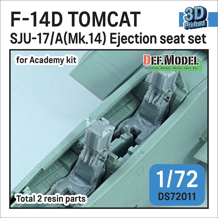 【再入荷】DS72011 1/72 F-14D トムキャット SJU-17/A (Mk.14) イジェクションシート アカデミー用 【ネコポス規格外】|飛行機用パーツ|飛行機