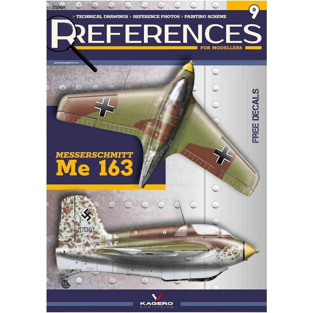 25009 リファレンス・フォー・モデラーズ9 メッサーシュミットMe163|洋書|書籍＆DVD