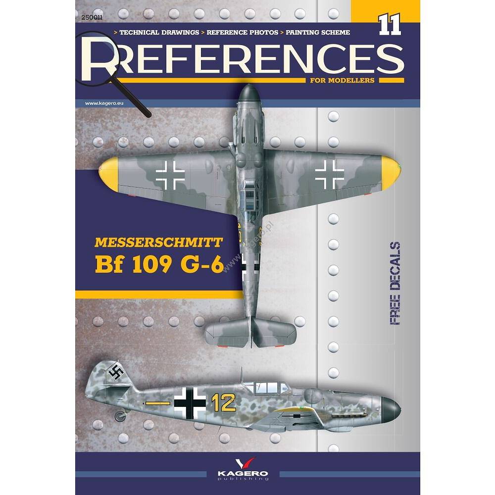 25011 リファレンス・フォー・モデラーズ11 メッサーシュミット Bf109G-6|洋書|書籍＆DVD