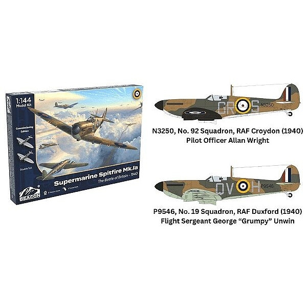 BMK0005 1/144 スーパーマリン スピットファイア Mk.Ia  バトル・オブ・ブリテン 1940年  デュアルコンボ|第二次大戦の飛行機モデル|飛行機