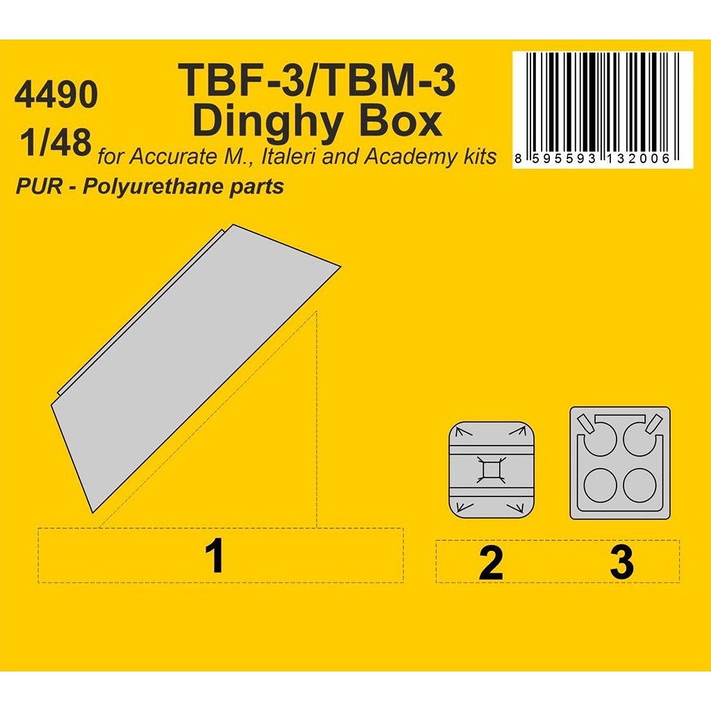 ڿʡ4490 1/48 TBF-3/TBM-3 ̿ w/Ǽ (ǥߡ)