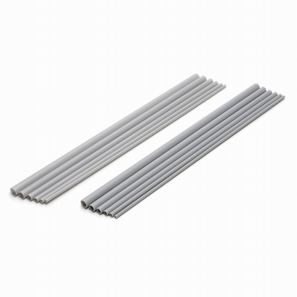 OM-526 プラ＝パイプ【グレー】  肉薄パイプ(材料肉厚0.4mm) 外径8.0mm|接着／造形／塗装用品|ツール＆マテリアル