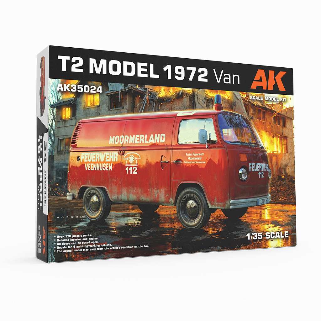 AK35024 1/35 T2バン 1972年型 | AKインタラクティブ AK interactive