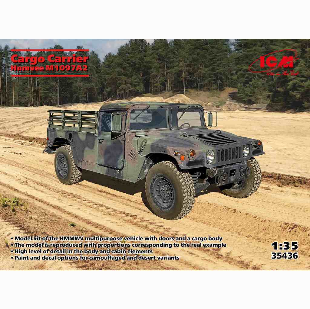 35436 アメリカ陸軍 M1097A2 ハンヴィー 貨物運搬車輛|大戦後のAFVモデル|AFV