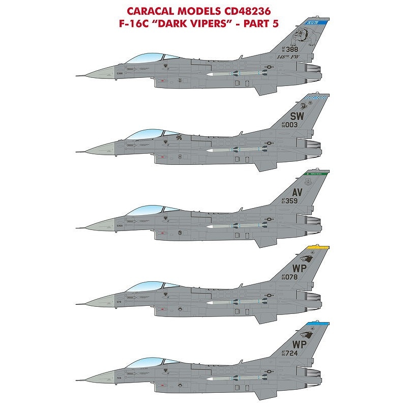 再入荷】48236 F-16C ダークヴァイパー Pt.5 | カラカルモデル Caracal