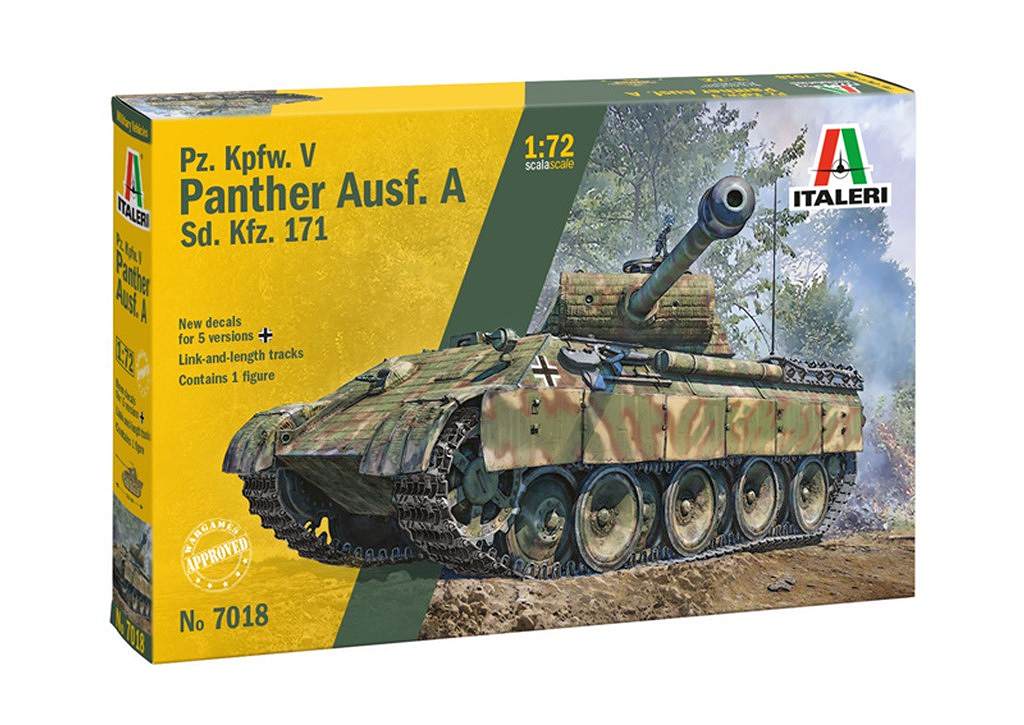 7018 1/72 WWII ドイツ Sd.Kfz.171 パンター A型 | イタレリ