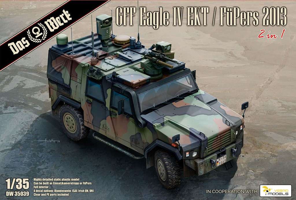 DW35039 1/35 イーグルIV EKT/FuPers装甲車 2013年 「2 in 1」|大戦後のAFVモデル|AFV