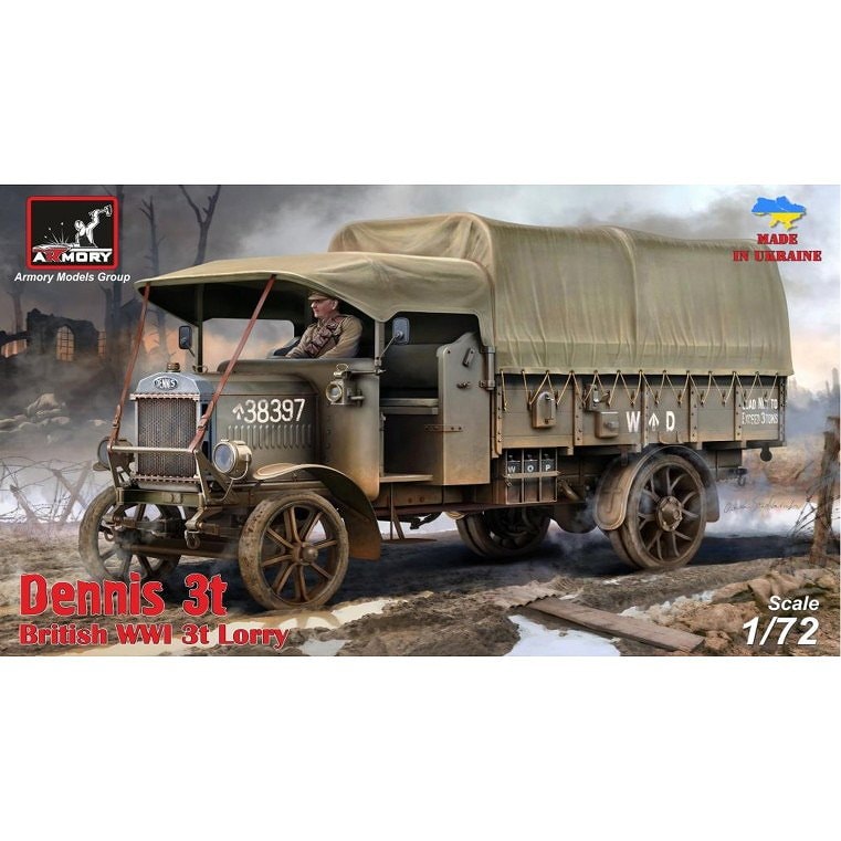 72101 1/72 WW.I イギリス デニス3トントラック|第一次大戦以前のAFVモデル|AFV